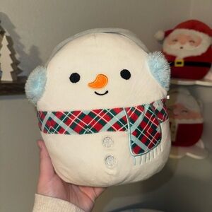 Snowman squishmallow 8”.